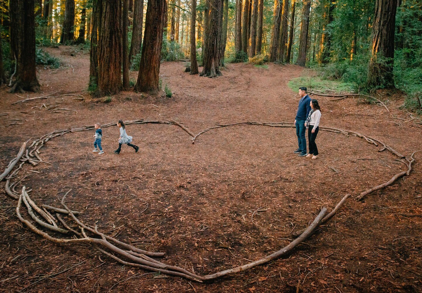 Family session in the redwoods at Joaquin Miller Park in Oakland. This place is always magical in all sorts of lighting. Except for when the sun goes down and you think you may have dropped your keys, so you try to double back into the darkness with 