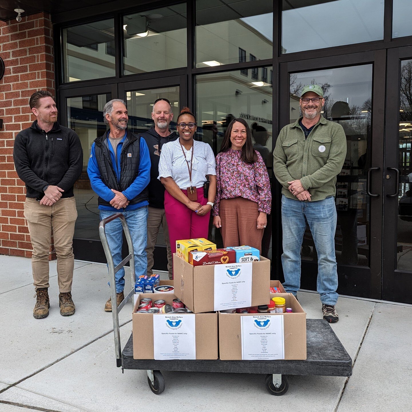 A big thank you to the families at Newark Charter School that organized and contributed to the food drive supporting NAWC!