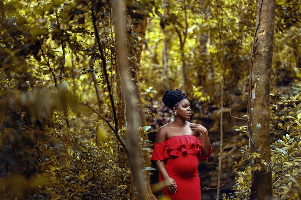 Enchanted Forest Maternity Session