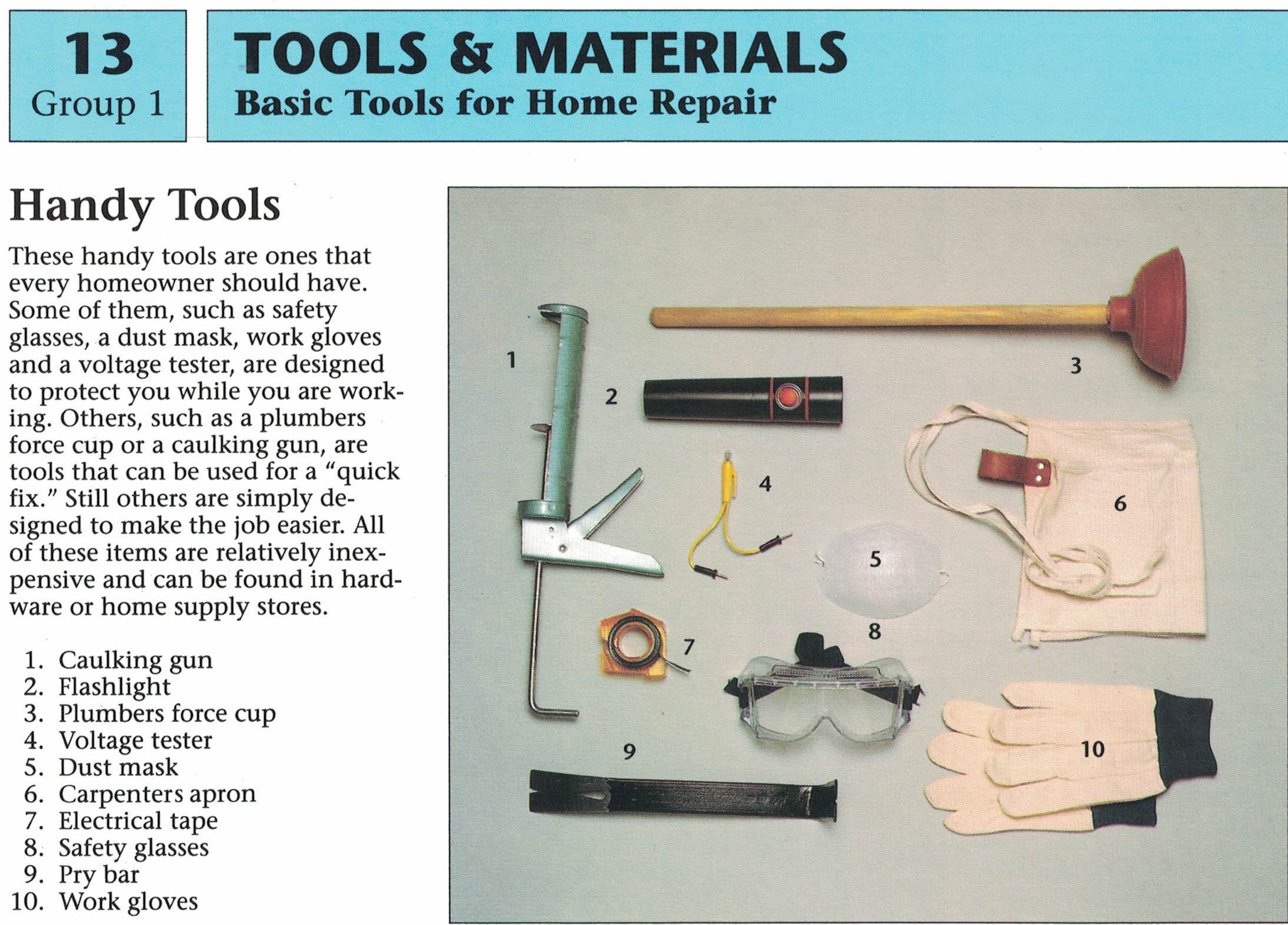 Basic Home Repair Tools