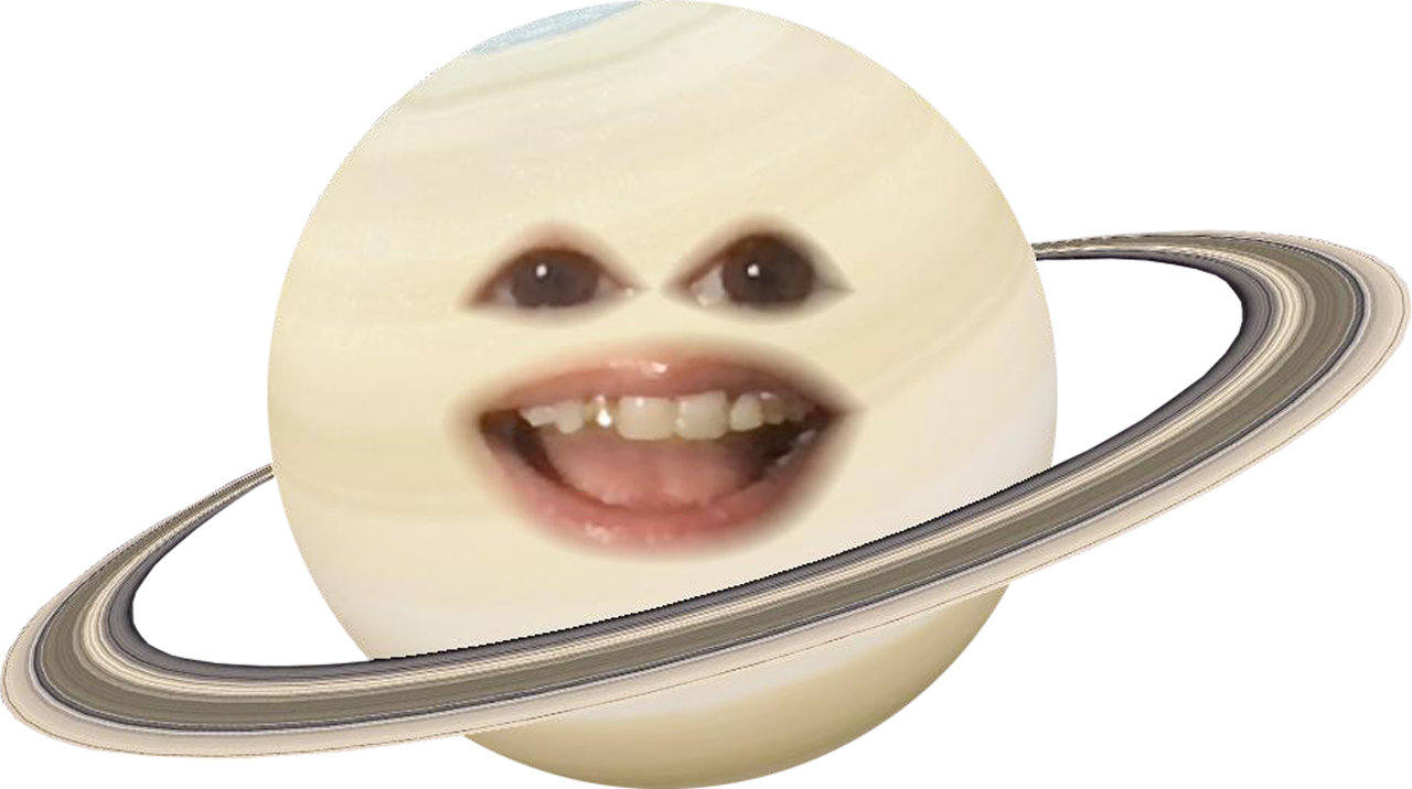 Saturn with Jessica's face