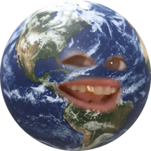 Earth with Jessica's face