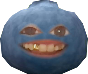 blueberry with Jessica's face