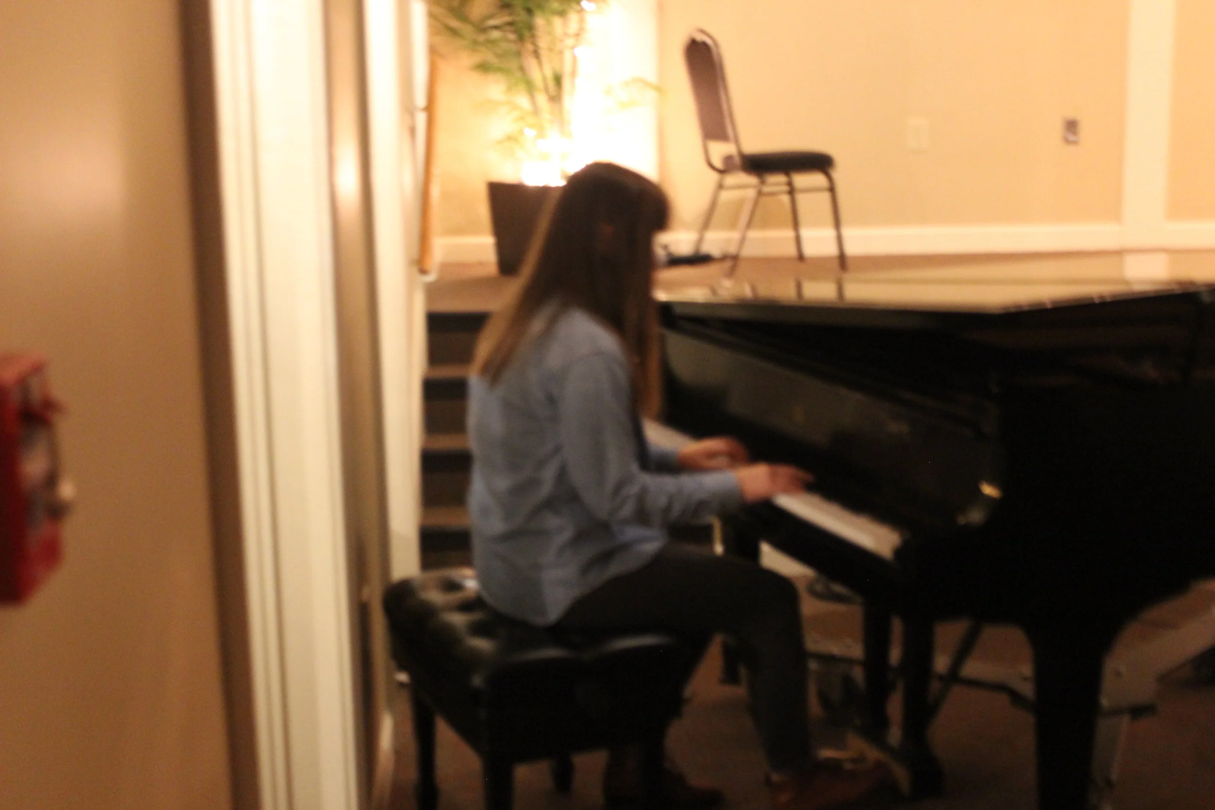 Morgan McNorrill showcasing her beautiful voice and amazing piano skills. 