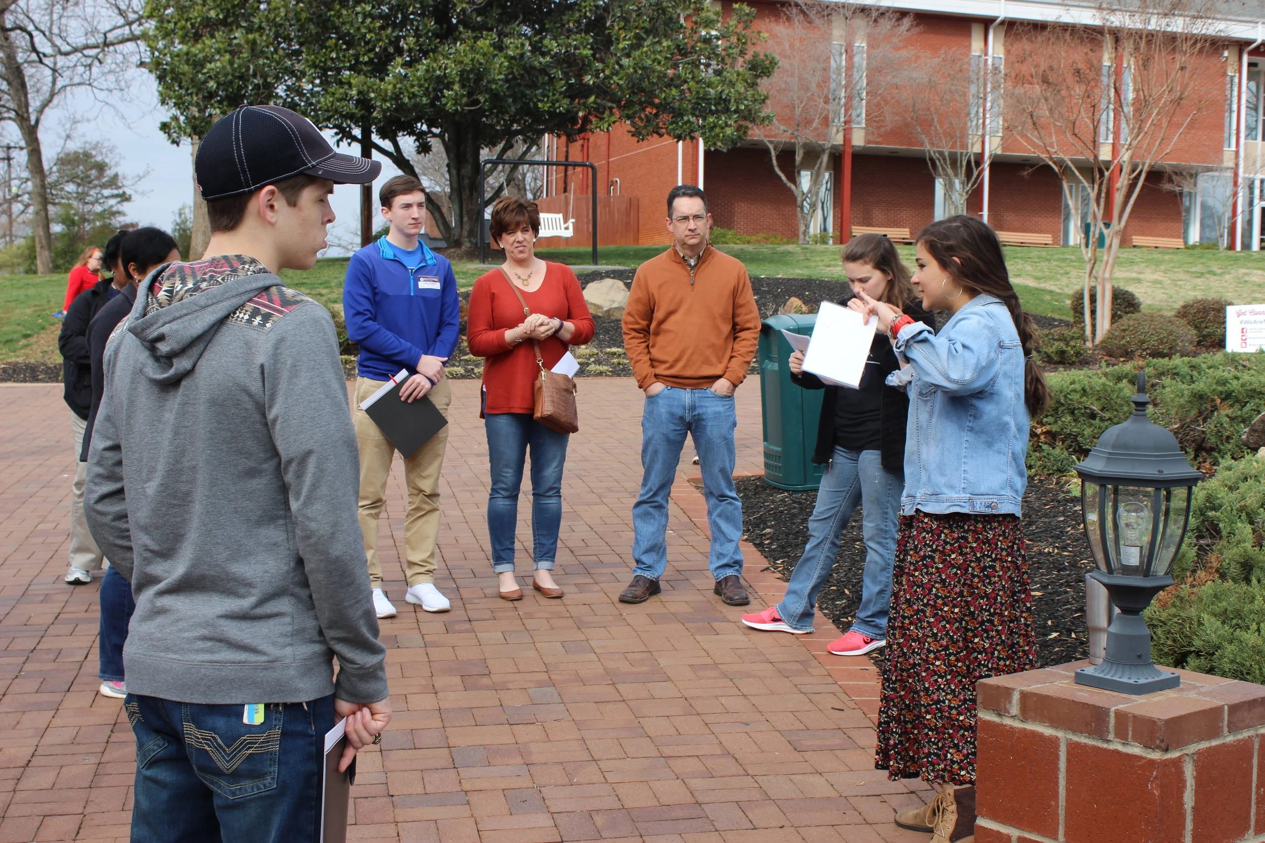Last but not least, future students learned about chapel and the wonderful opportunity to worship God that it provides from campus ambassador Sam Perez. 