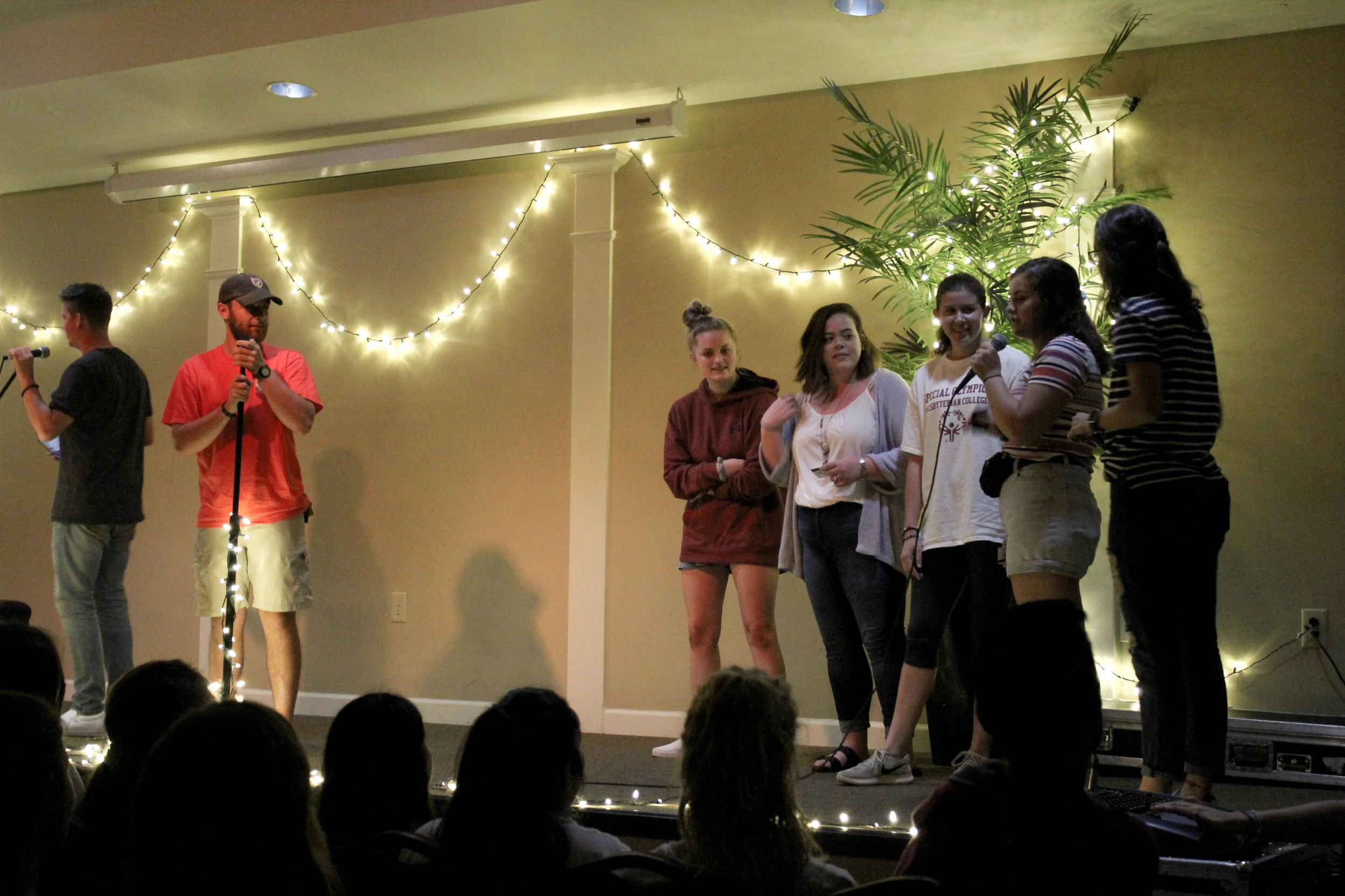 A contest was put on during the coffeehouse. The first five students to follow NGU student activities on instagram won a gift card.