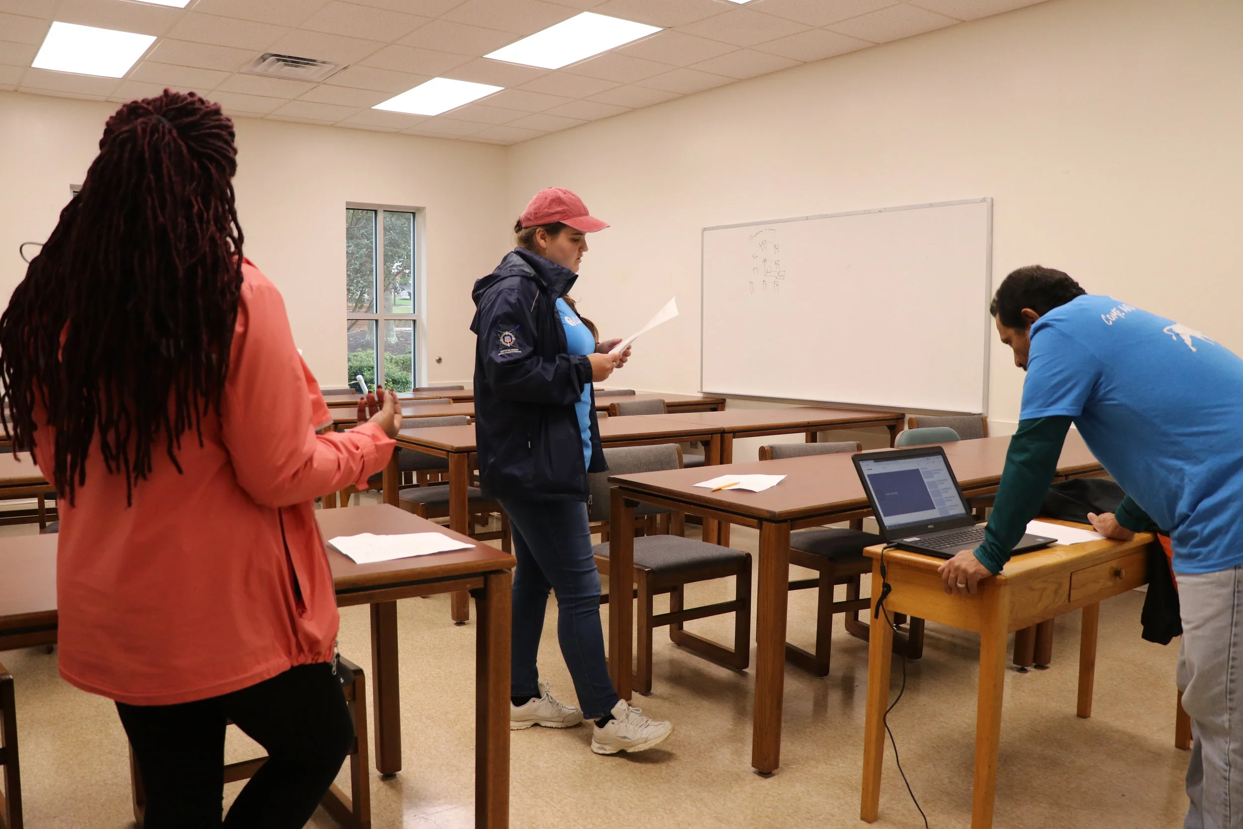 In this challenge, Hawes and Richardson had to memorize a bible verse in another language.