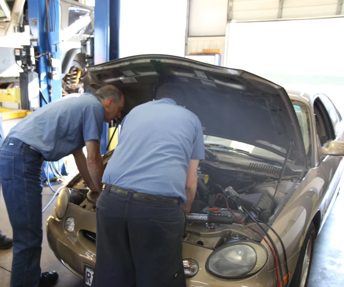 Our ASE mechanics have more than 75 years of auto repair experience among them . . . and are willing to share it with one another to solve your vehicle's problem!