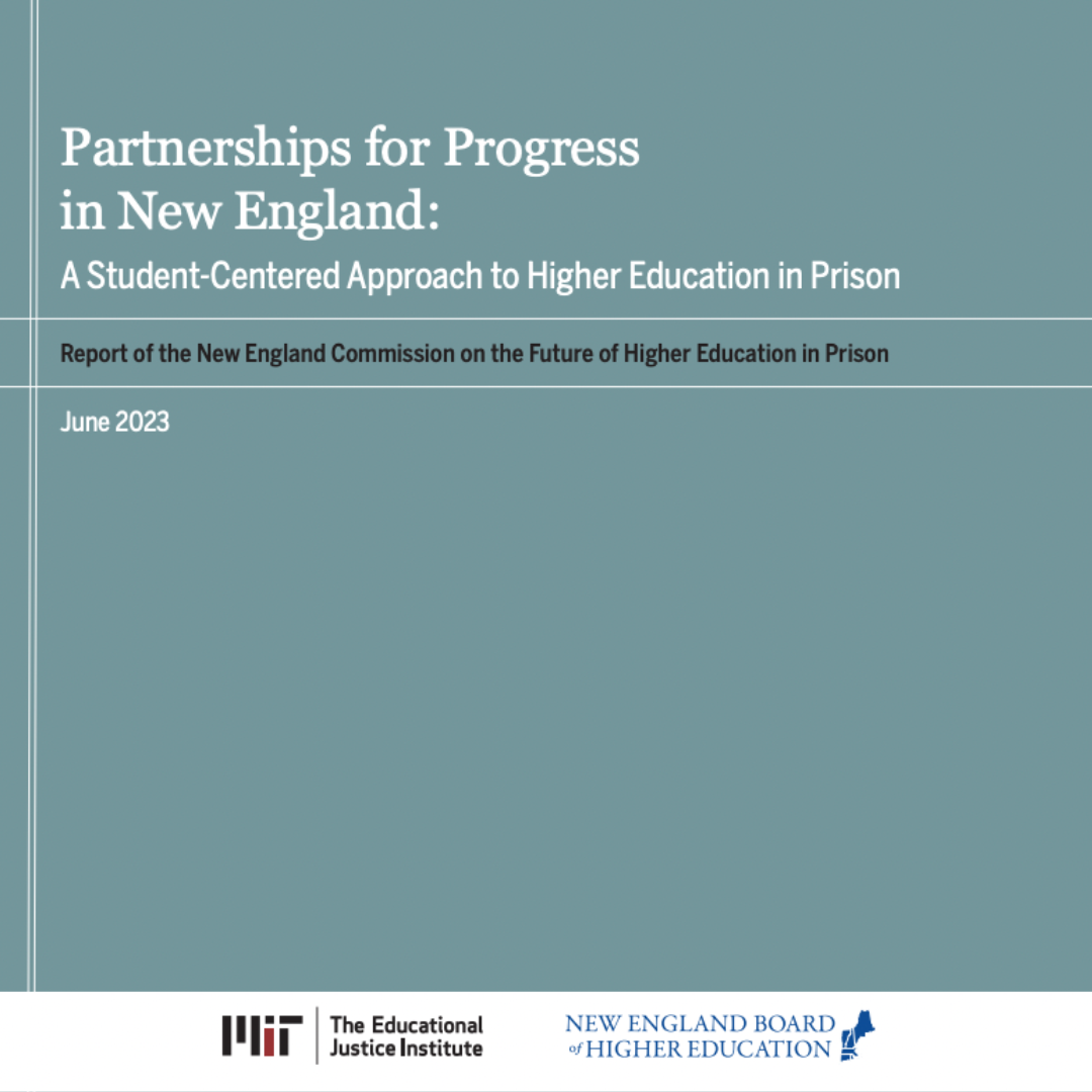 New Report from the New England Commission on the Future of Higher Education in Prison