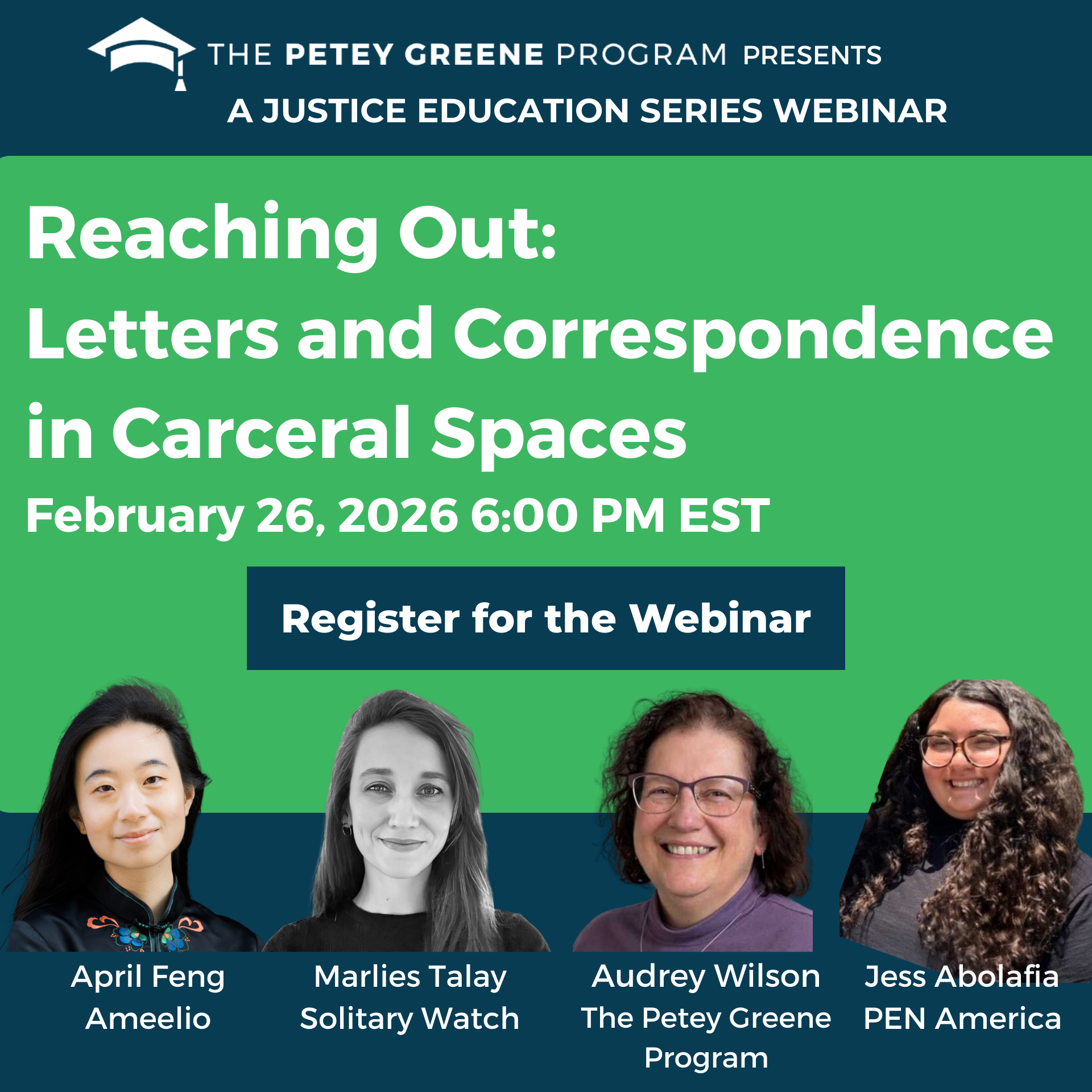 Reaching Out: Letters and Correspondence in Carceral Spaces