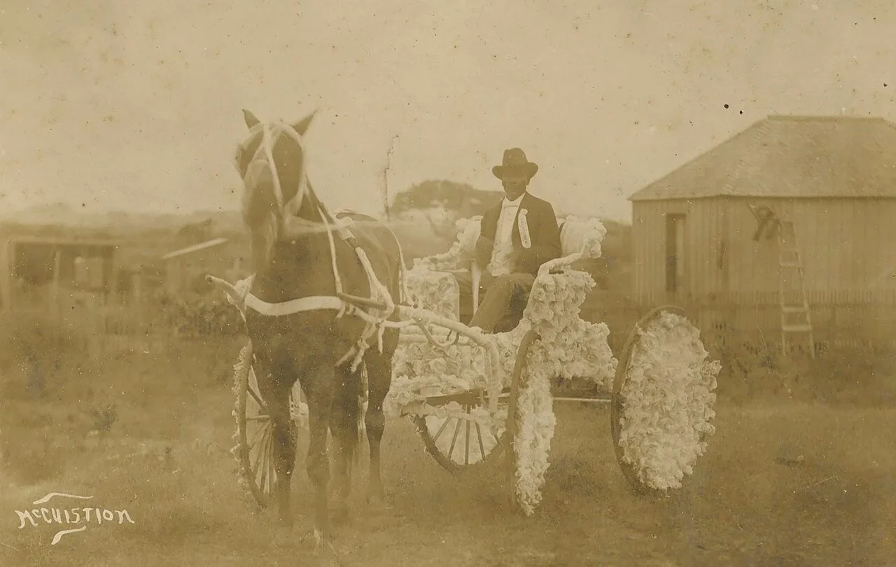 Mr. D.N. Leathers Sr., Walter Leathers' Father Celebrating Juneteenth, 1913