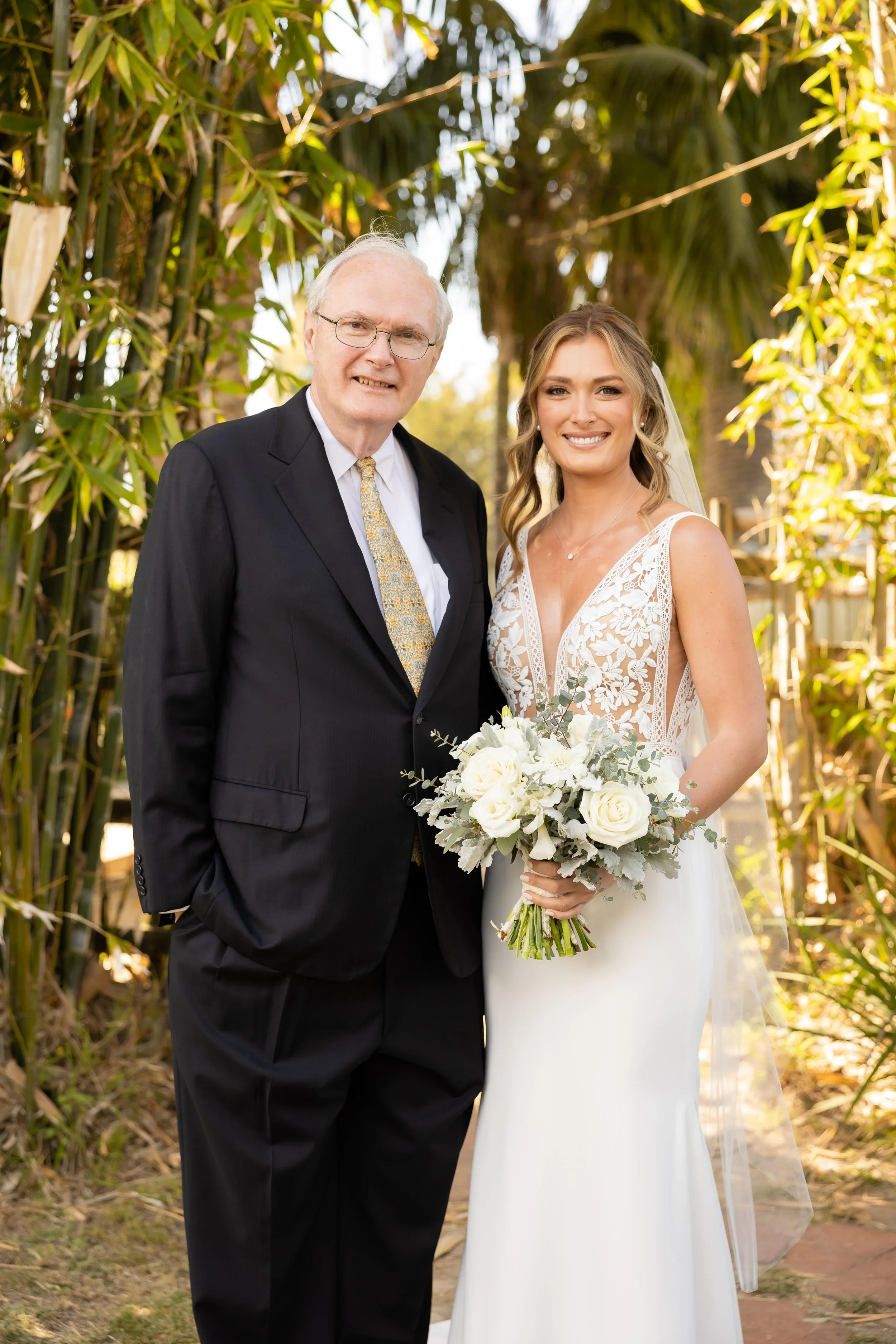 Rich and Julia on her wedding day.