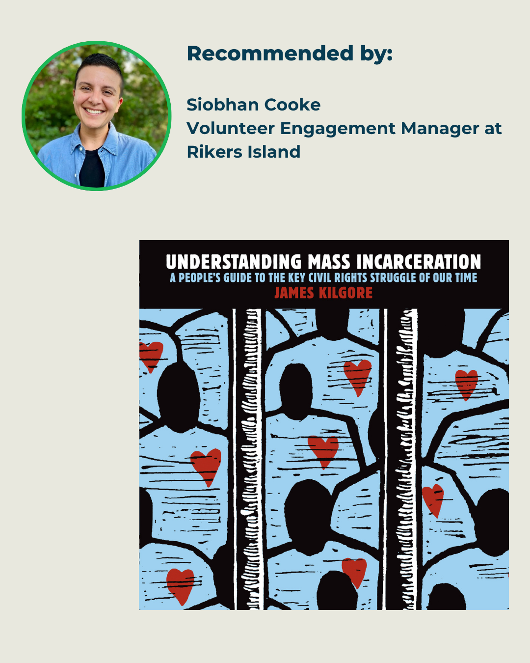 Blue and red cover image of James Kilgore's Book Understanding Mass Incarceration