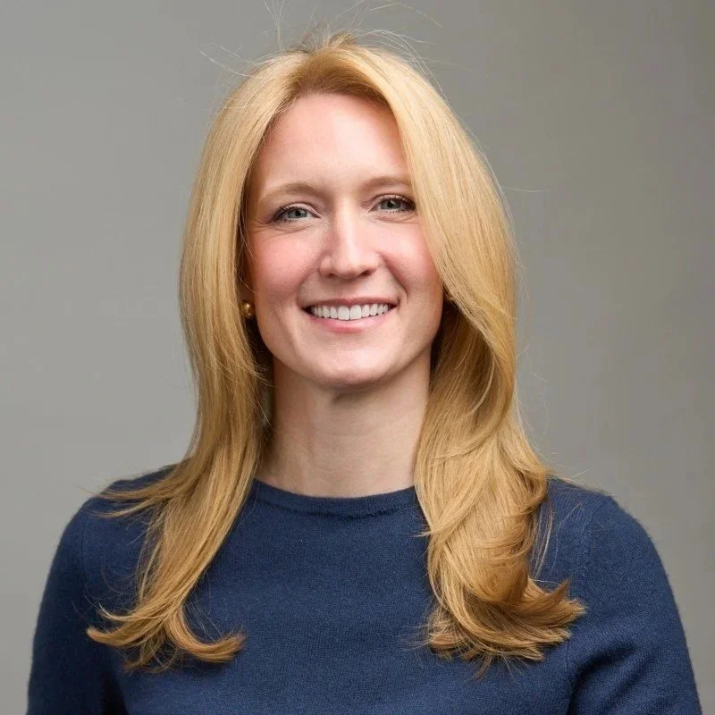 Blond woman headshot