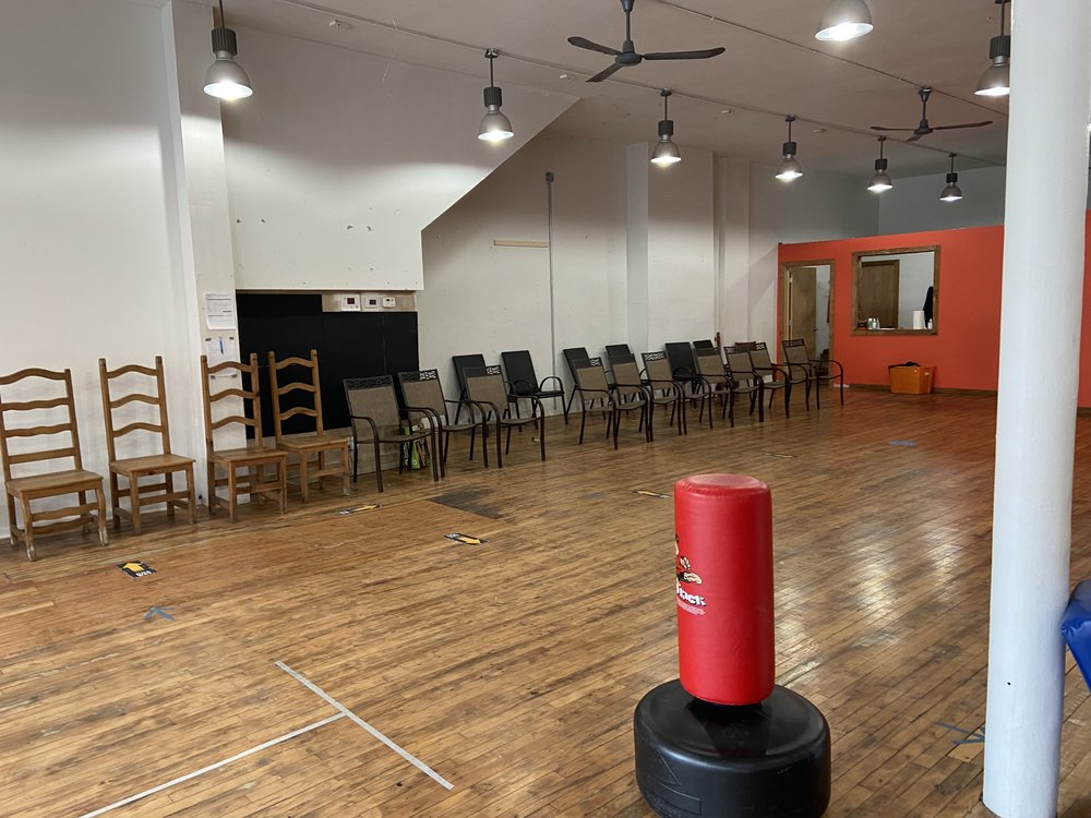 2644-2844 North Milwaukee Avenue, Chicago, IL - Empty Inside View 4 with Red Chairs - Five Point Holistic Health New Location