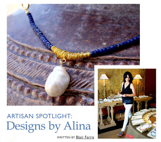 The impossibly chic online glossy, Peachy the Magazine , just featured an article on Designs by Alina jewelry. I had the pleasure of meeting Blair Farris, the force behind the publication and renaissance woman of sorts, in our Santa Barbara home earlier this summer, where we discussed her wonderful magazine, her landscape design background , Designs by Alina, and our home, which is also featured in this issue on page 20. I am excited about this beautiful magazine! Go ahead, take a break, kick up your feet and indulge in all the bountiful pages of Peachy which may unfold here , you will love it!