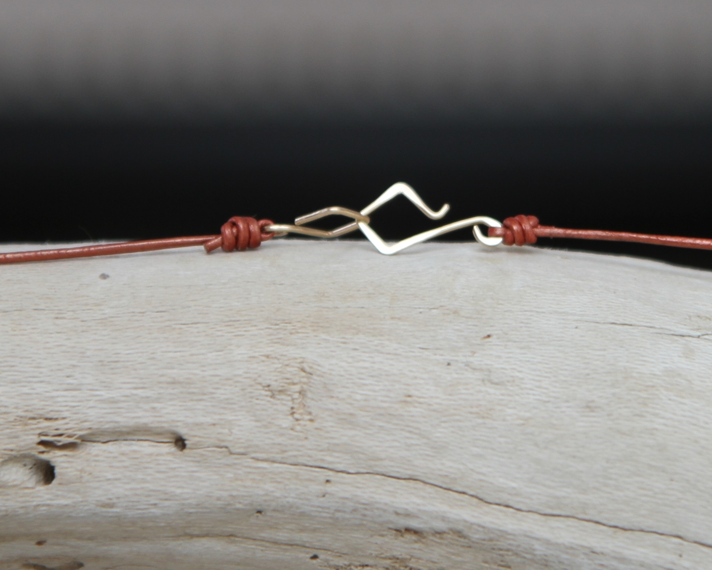  Hand forged minimalist clasp 