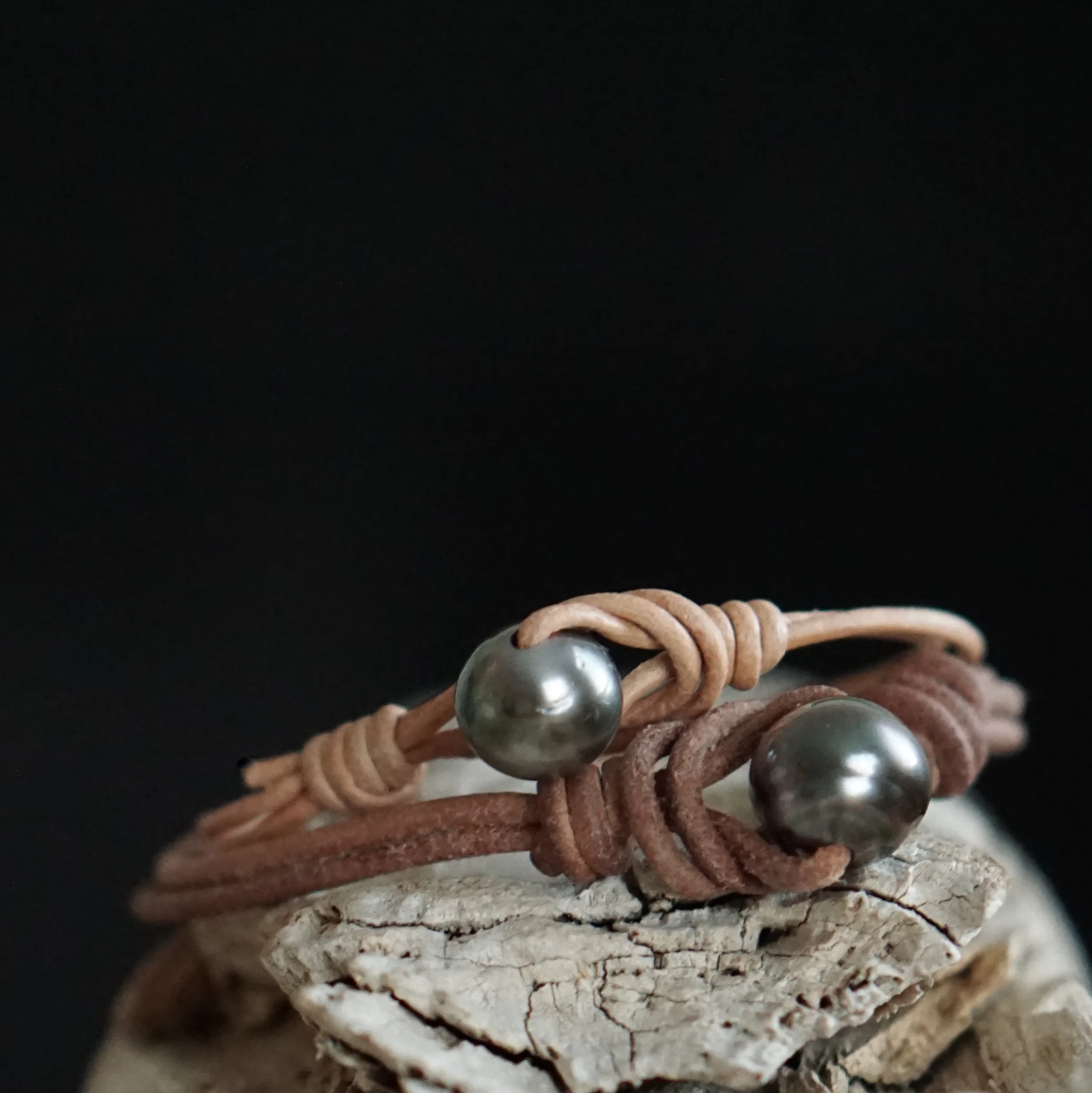 His and Hers Tahitian bracelets