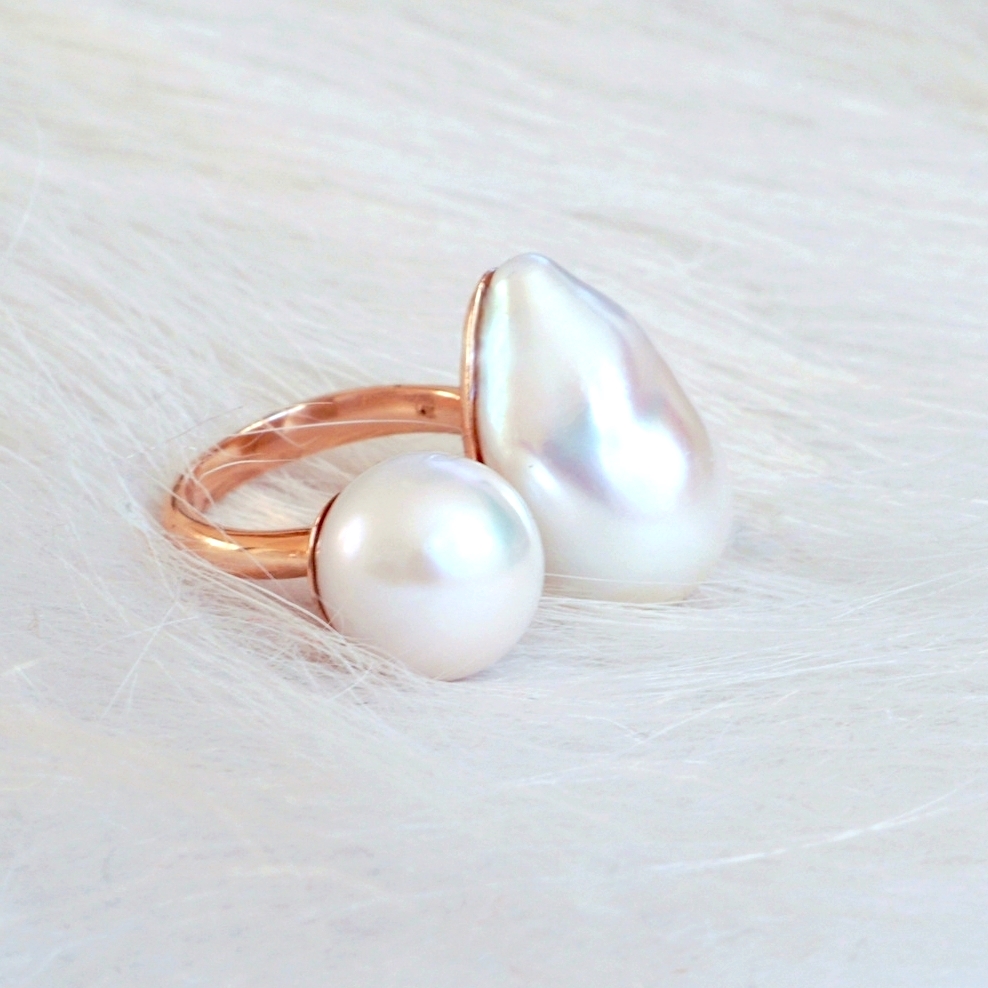 Ring Pearl gold