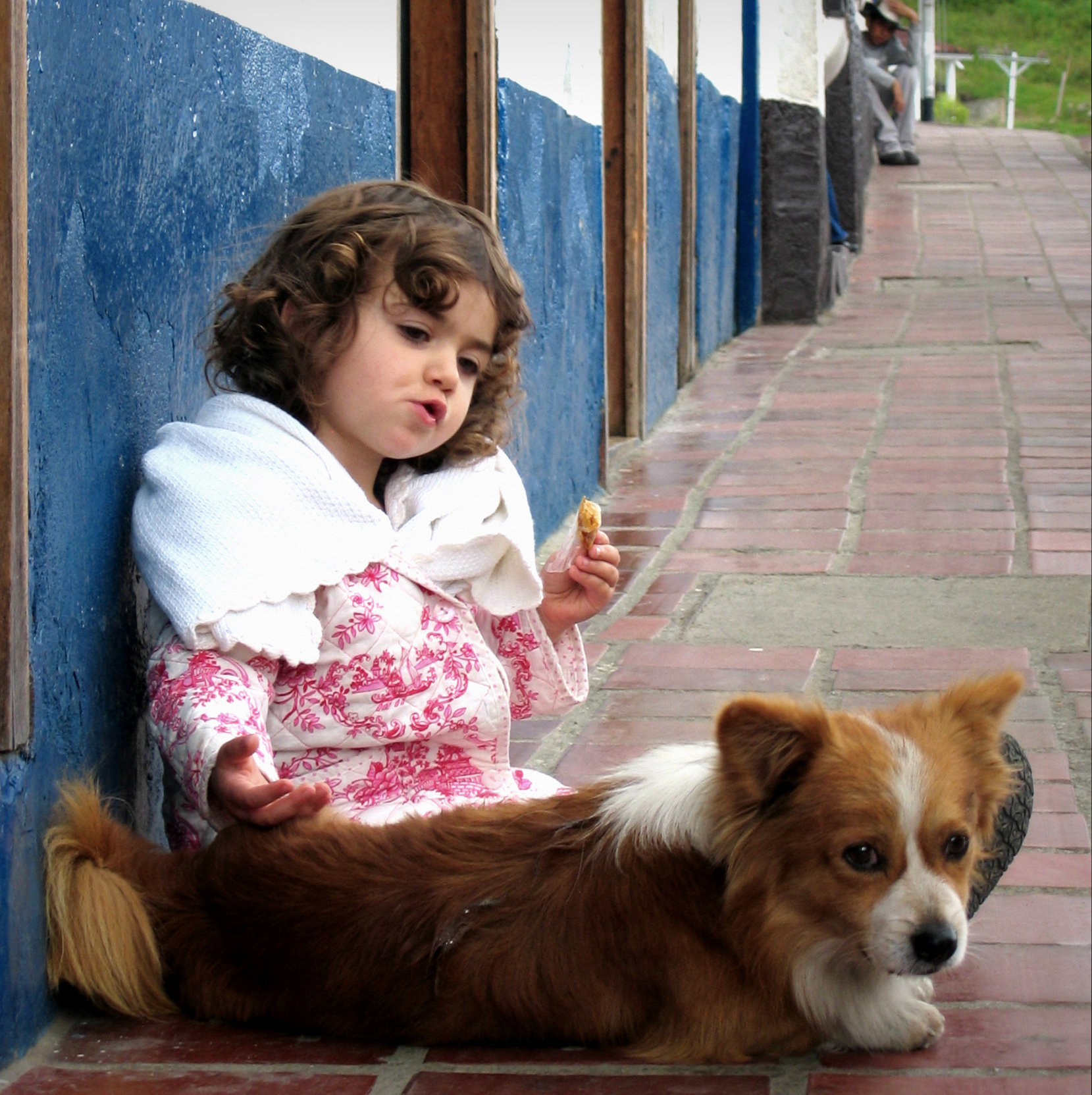 Our daughter, Gisella, age two, in the Venezuelan Andes 
