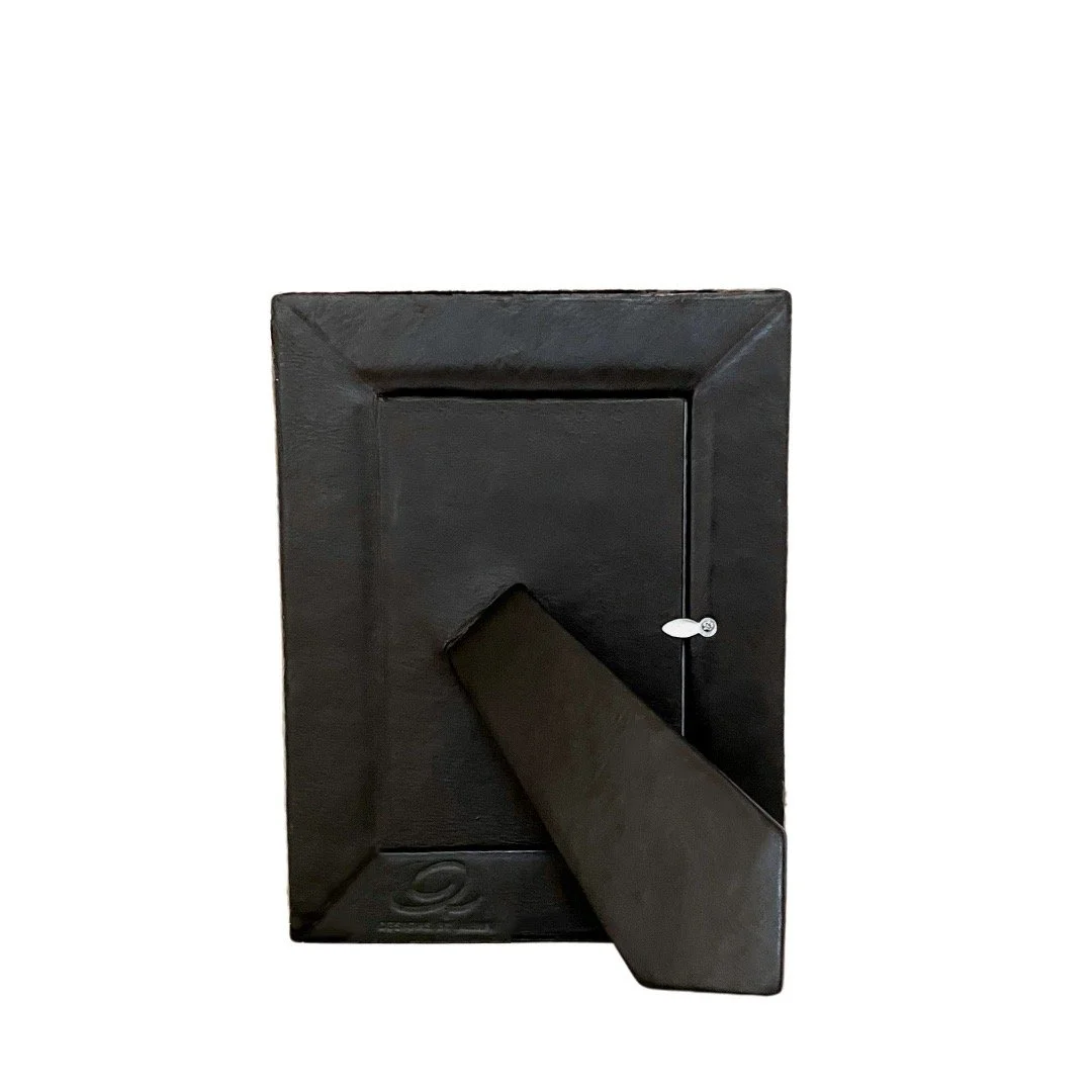 Hair-on-hide cowhide luxury picture frame