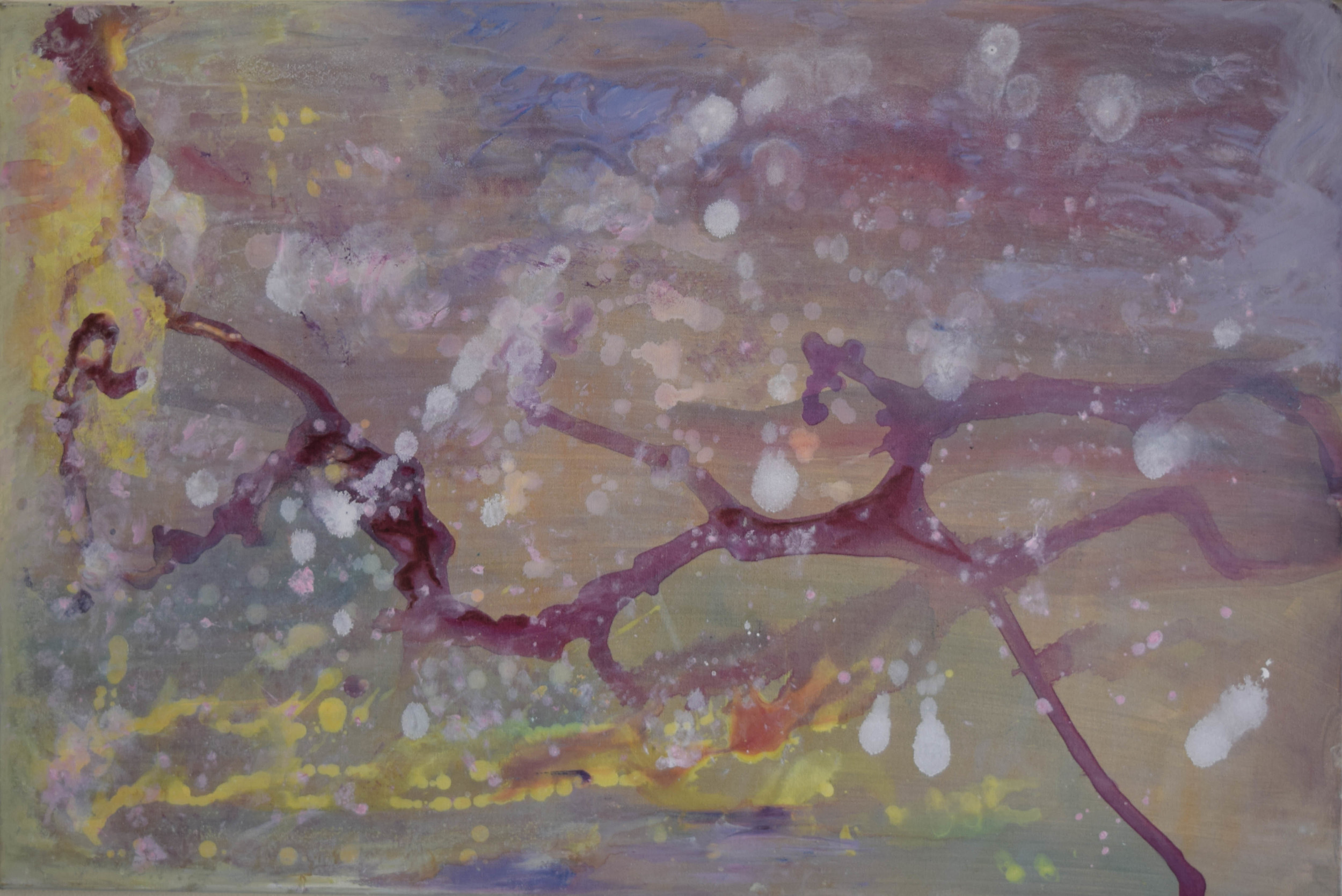 Path of Least Resistance, acrylic on canvas, 24 x 36"