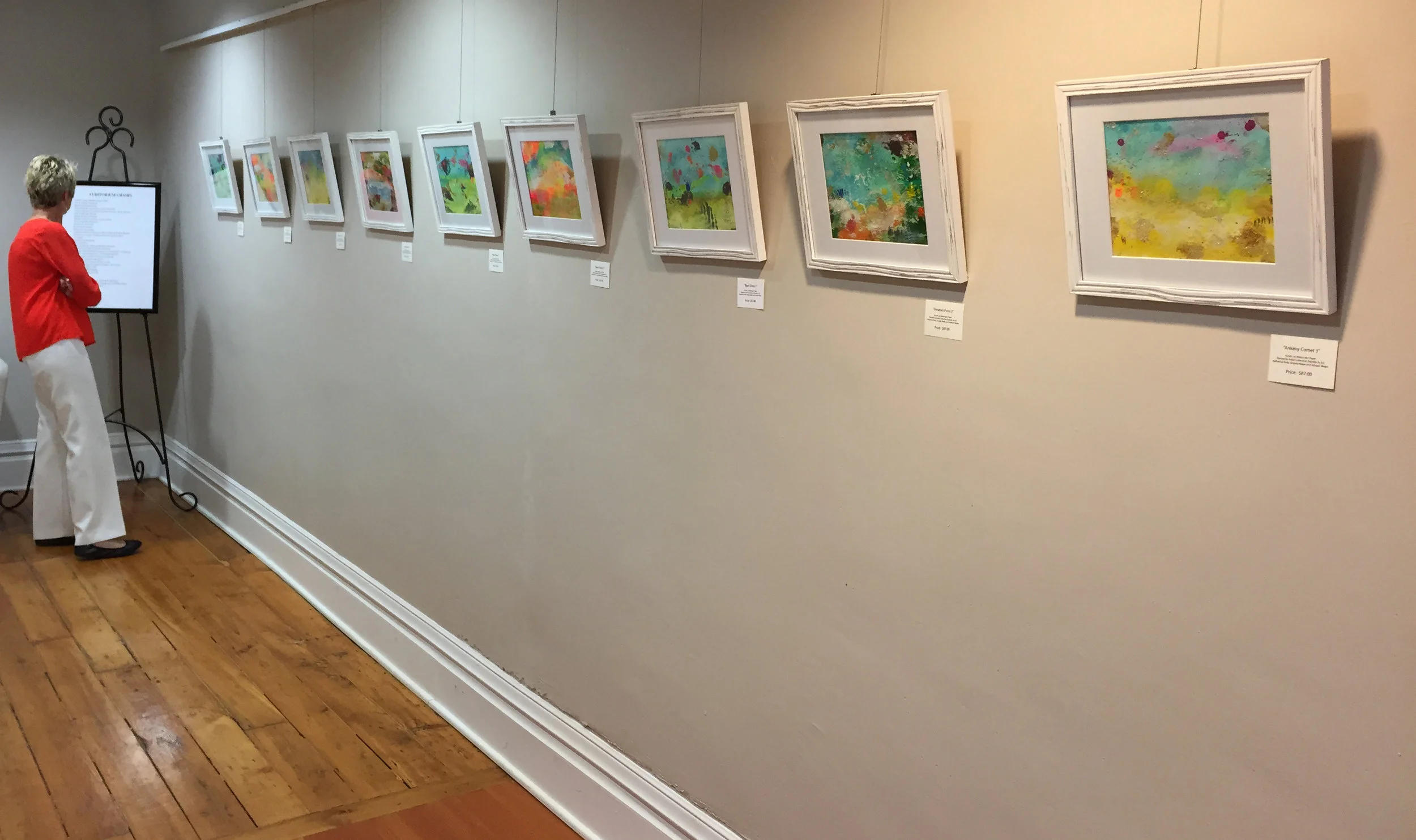 Abstract Iowa landscapes on display at Warren Cultural Center in Greenfield, Iowa