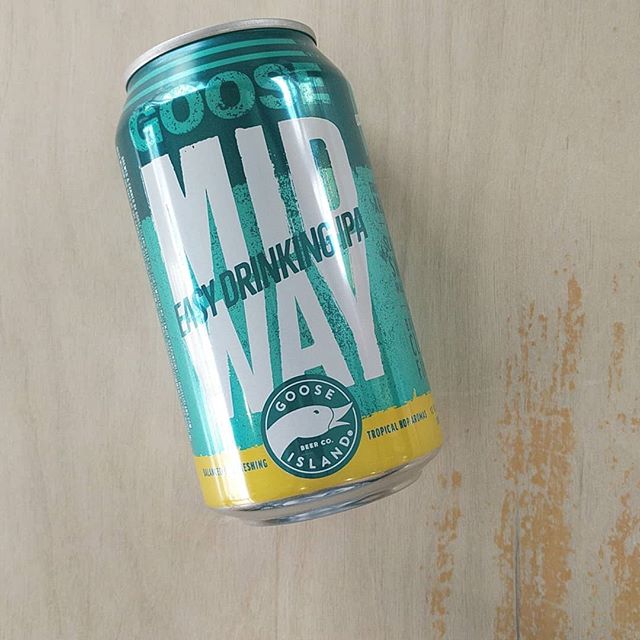 Goose Island Midway easy drinking IPA ~ come grab a 6pk to enjoy the beautiful weather this weekend in Philly. #craftbeer #gooseisland #goeagles #superbowlchamps #still