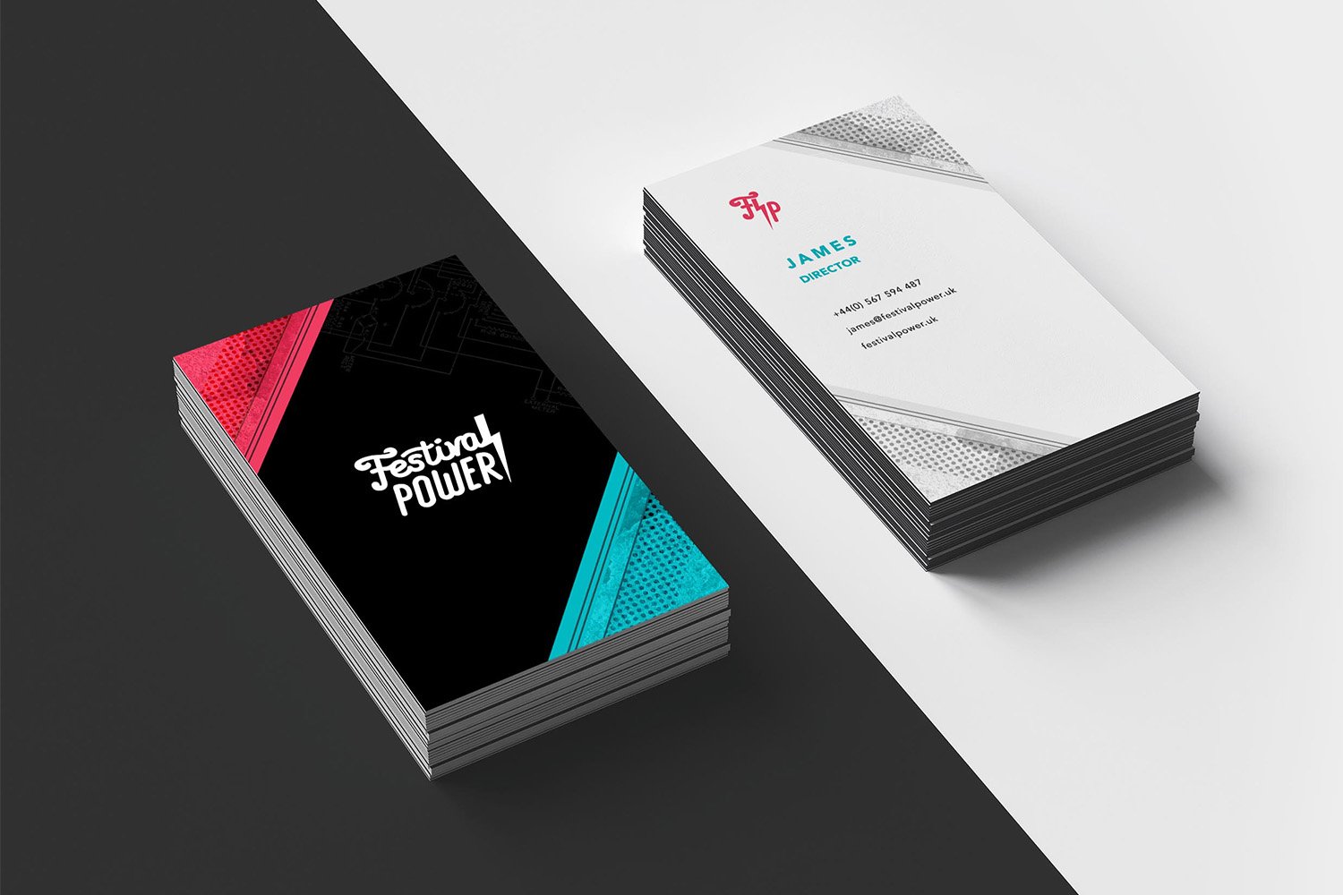 Festival Power - Business Card Design