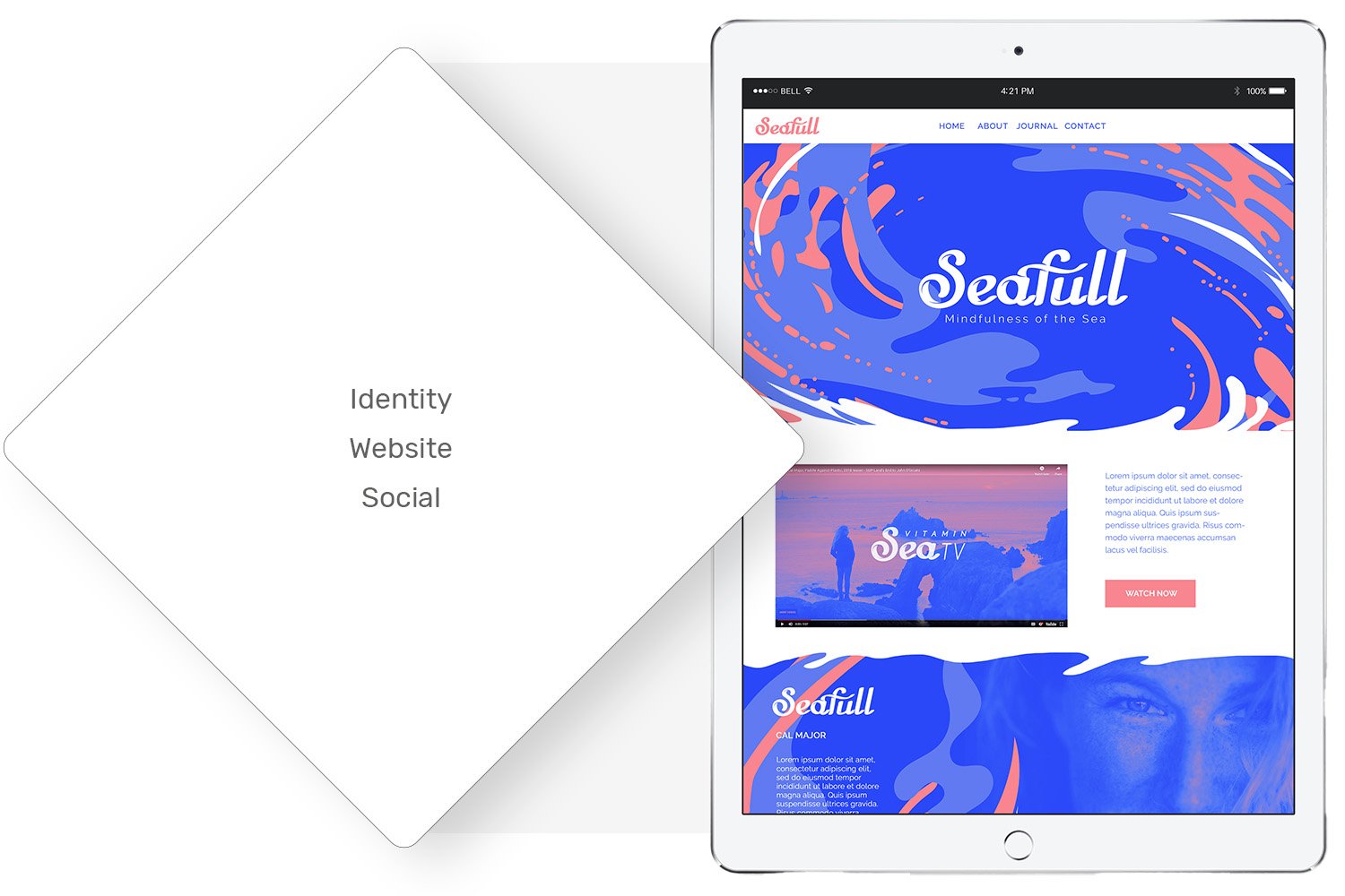 Seafull - Brand design - Title Page