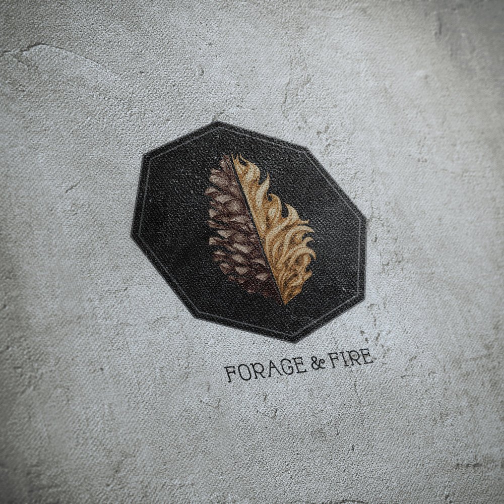Forage and Fire Logo Visual