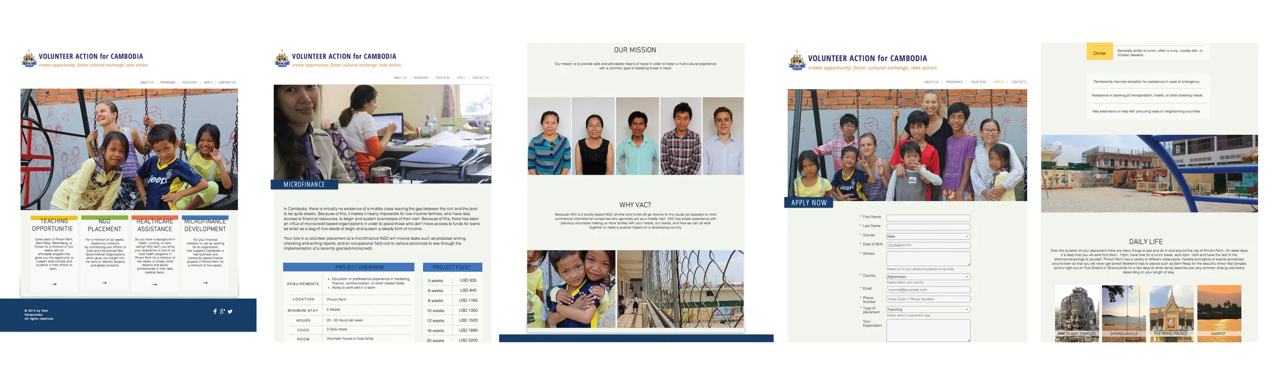 vacambodia website, 2015