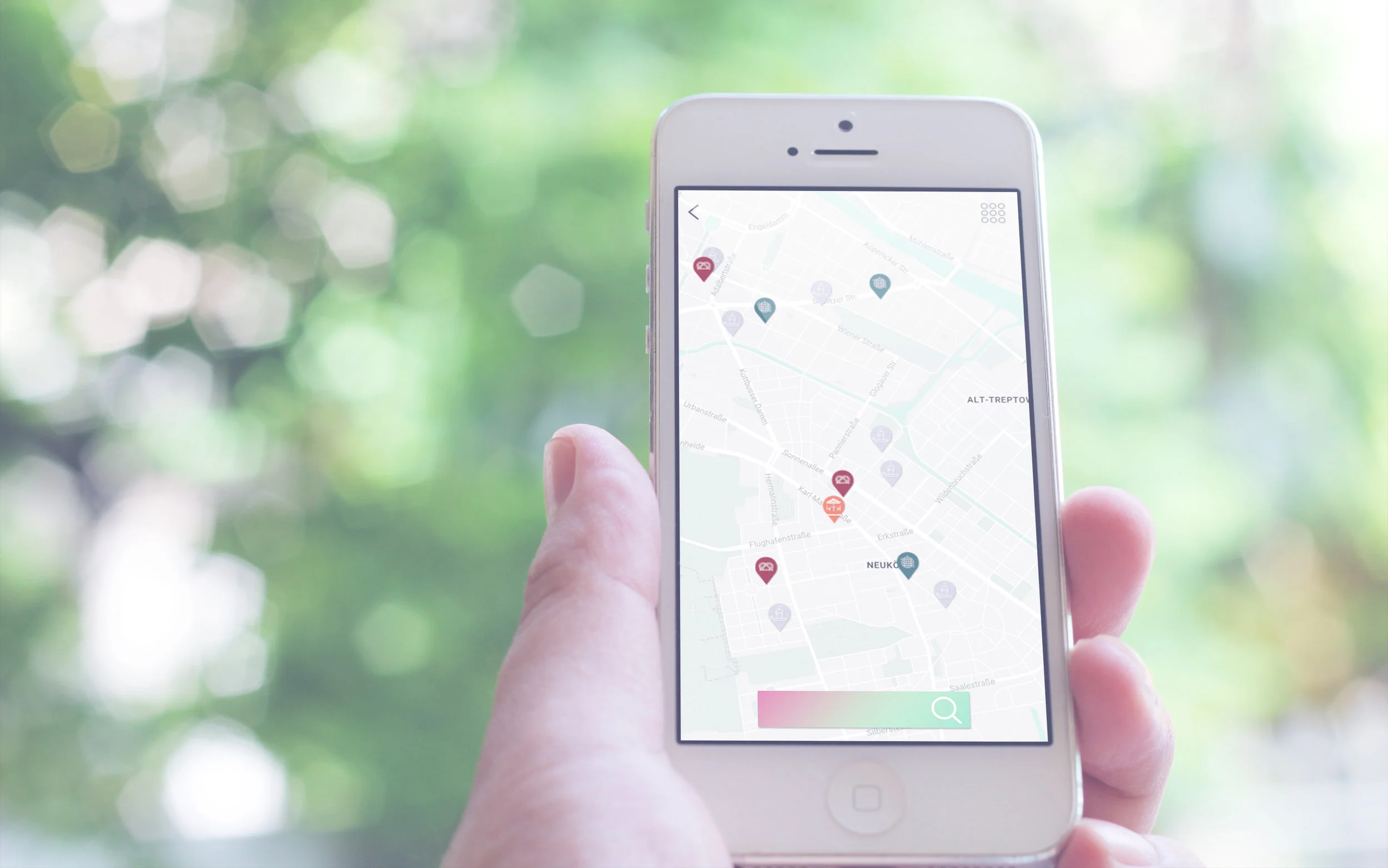 geolocation app "whim", 2017