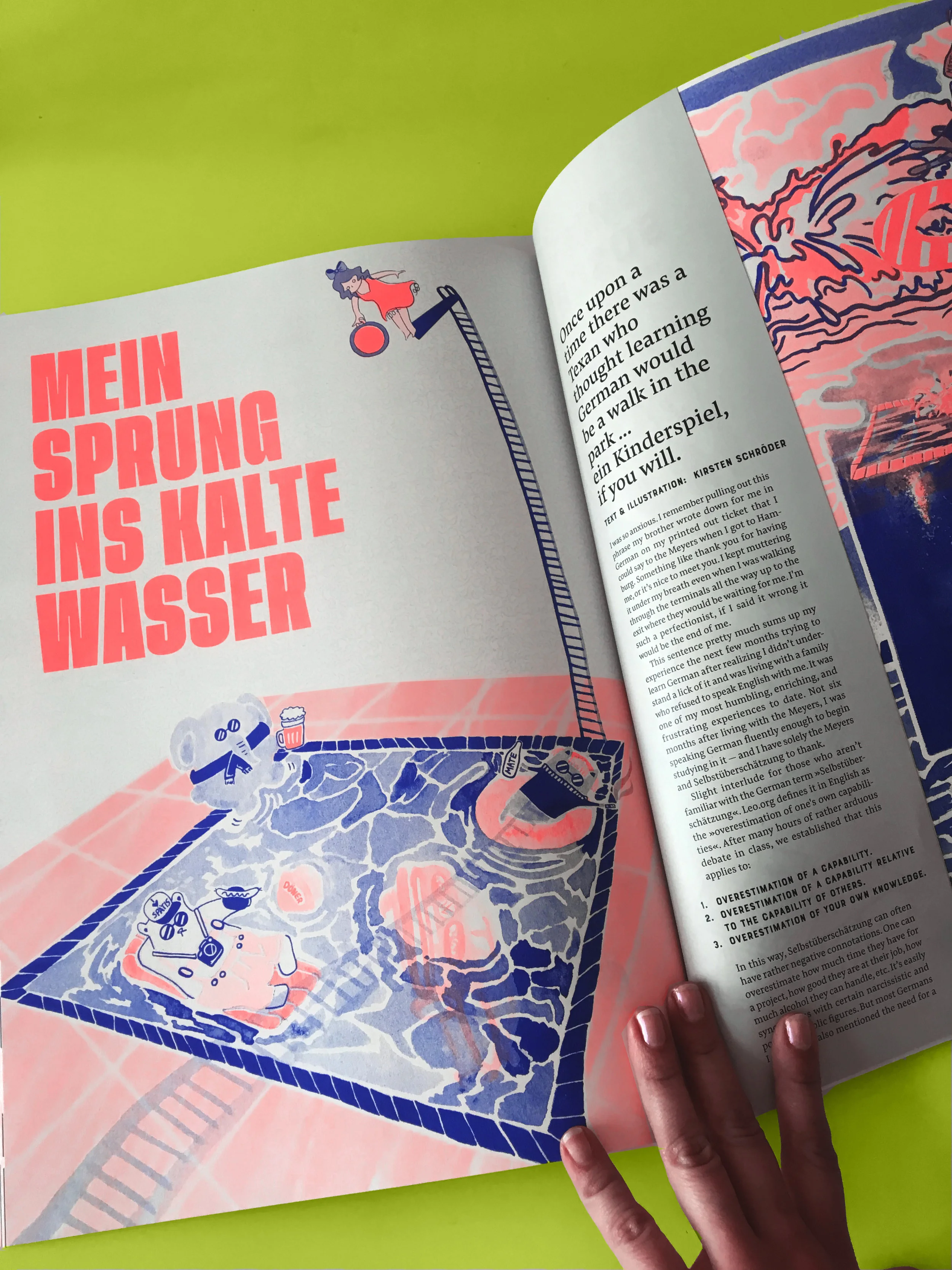 OOPS! magazine editorial illustration, 2018