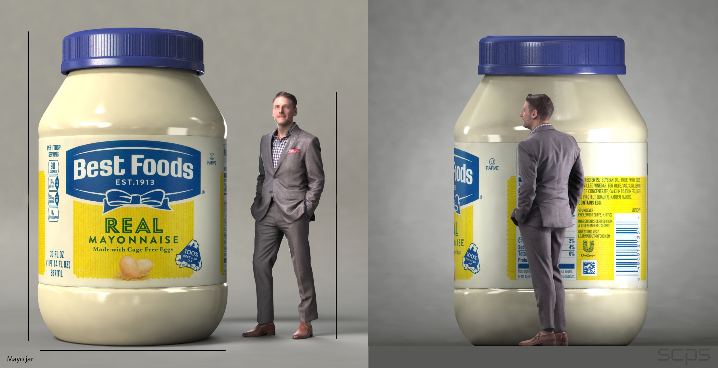 Oversized Hellmann's Mayo Jar — SCPS Unlimited We Create What Doesn't Exist