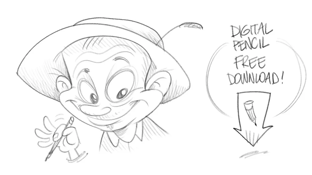 FREE DOWNLOAD! Digital Pencil for Photoshop - New Yorker Cartoonist Jason  Chatfield