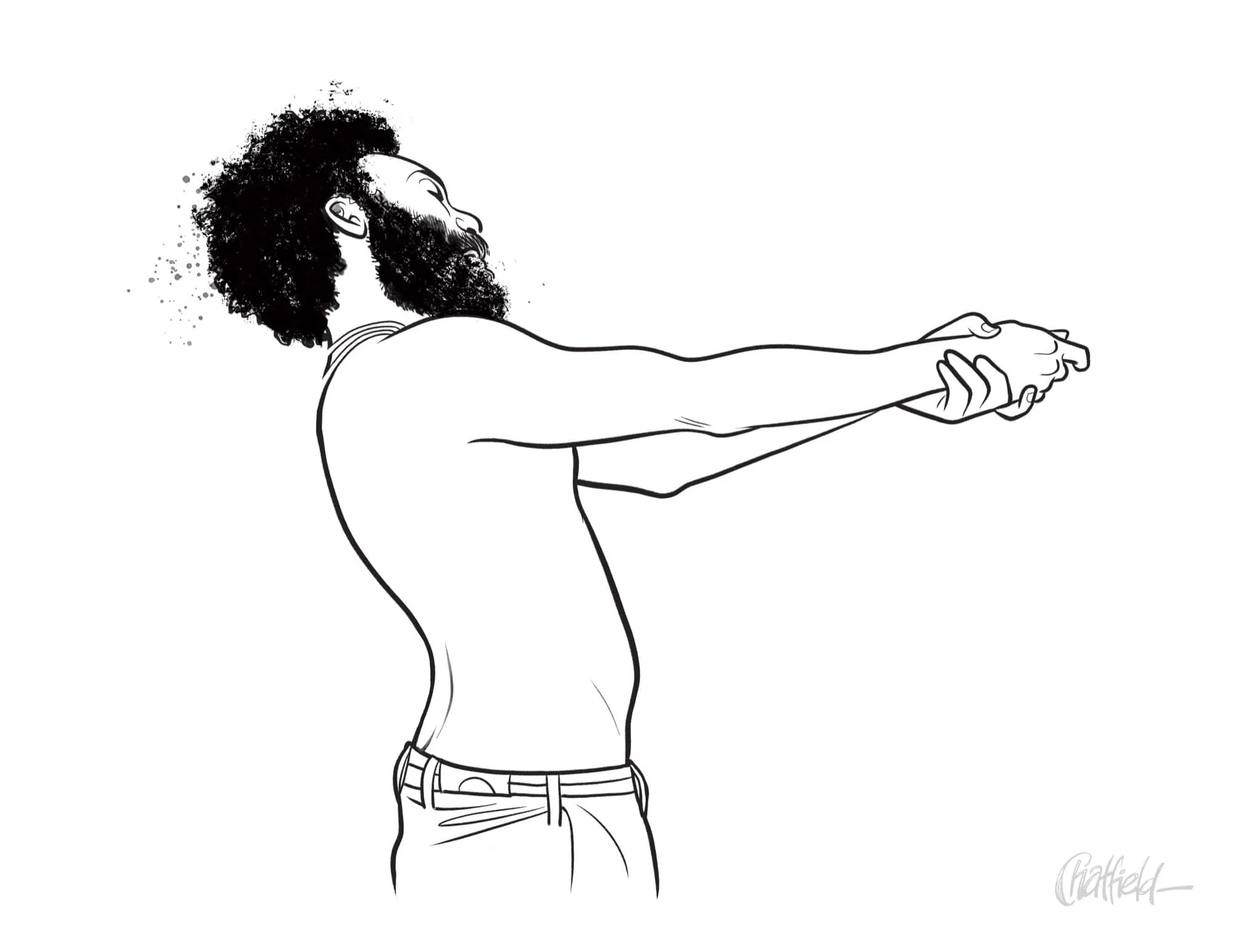 Childish Gambino Original Art from This is America