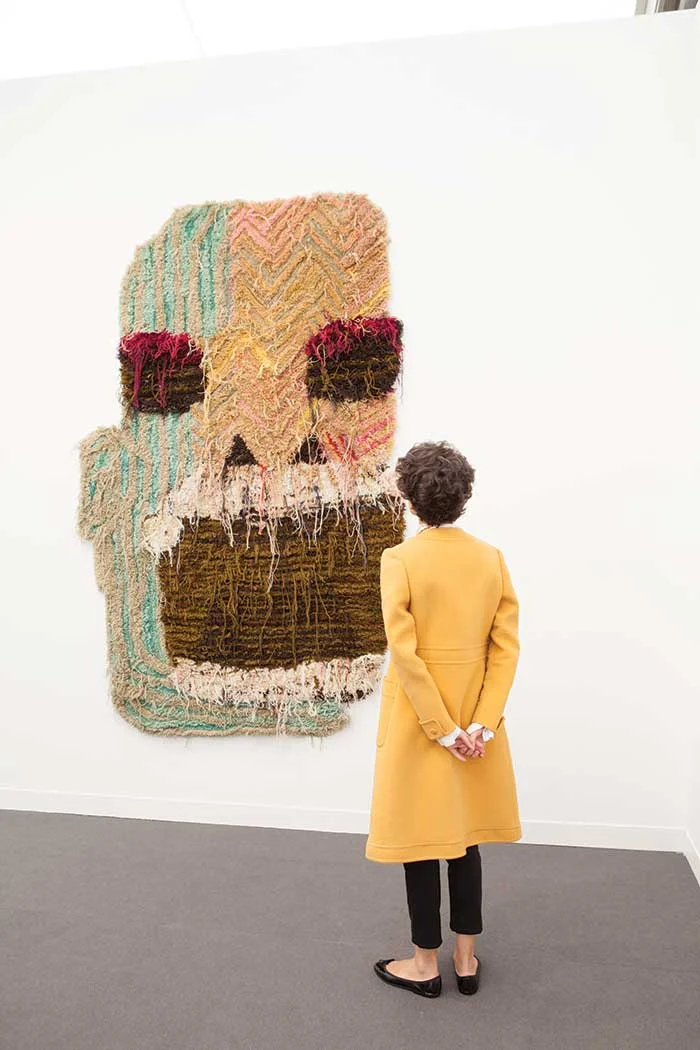 Material world: Caroline Achaintre’s Befor , 2013. Image courtesy The Art Newspaper.