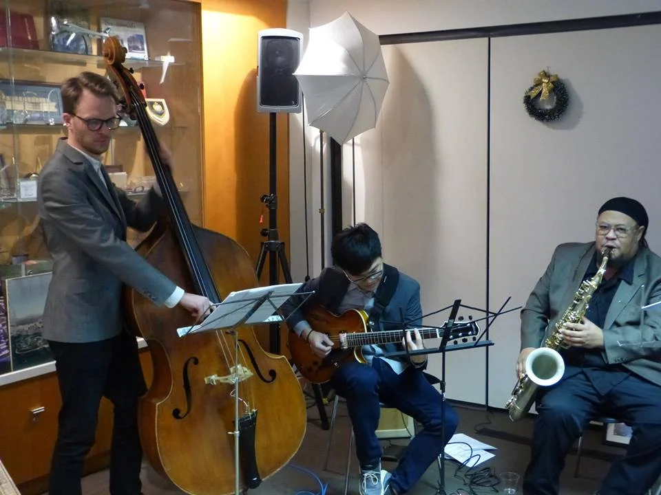 Playing at the Hong Kong Economic and Trade Office in New York