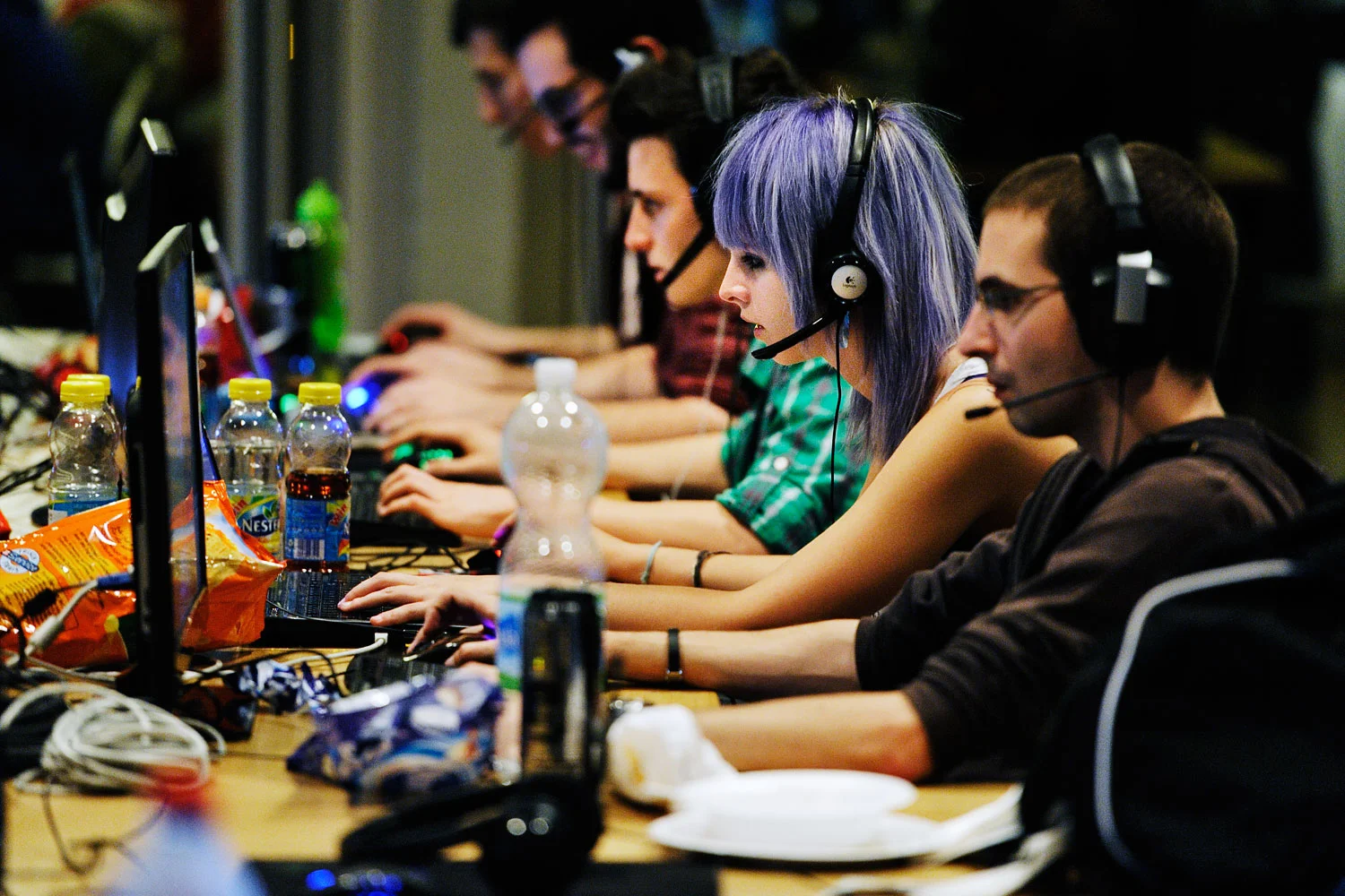 Championnat suisse de jeux vidéos, Renens, Suisse, 23 octobre 2013.