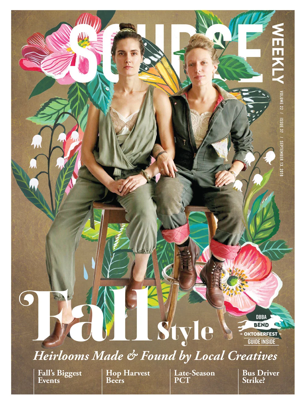 Fall Style 2018 / cover collage & design / feature layout