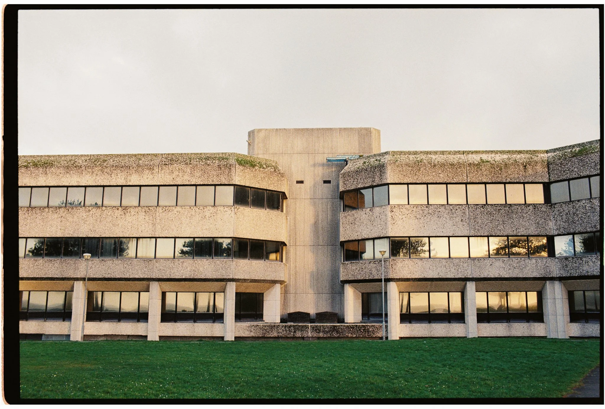 Civic Centre Swansea On 35mm