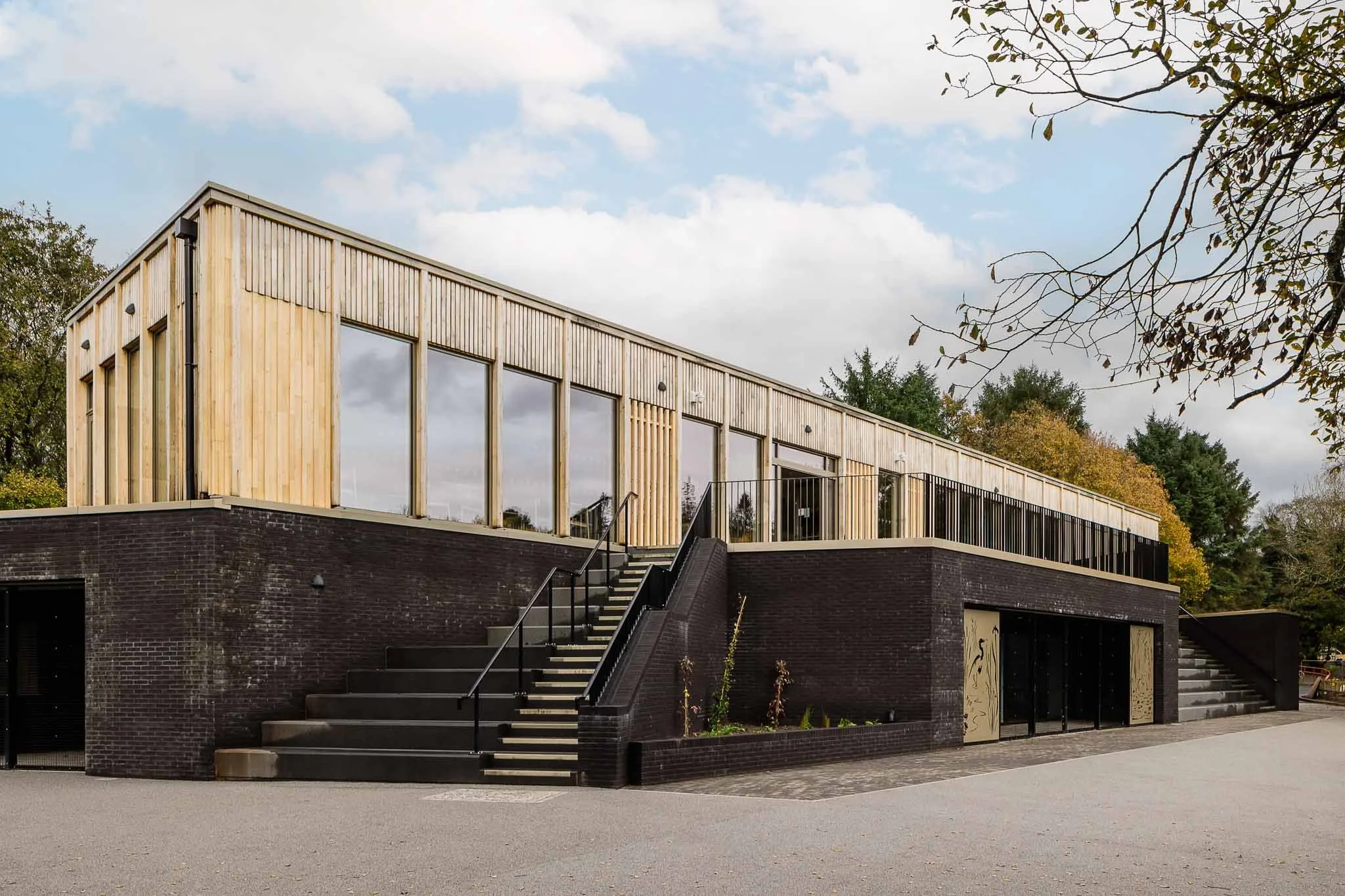 Commercial Architecture Photography - Gnoll Park Visitor Centre