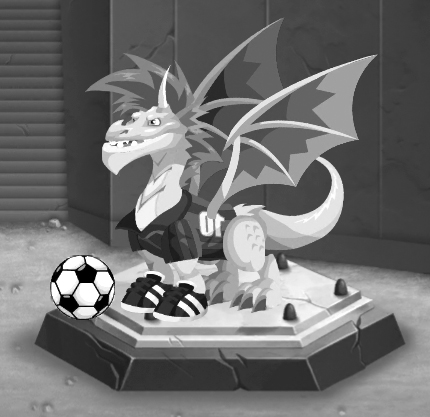 The "soccer" "dragon" in Dragon City.