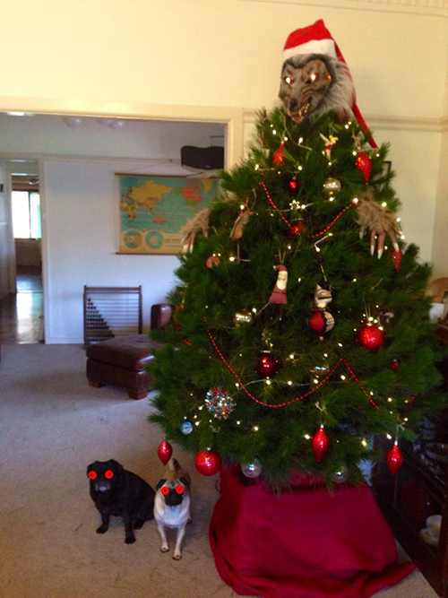 Image and devil pugs courtesy of a worshipper of Krampus .