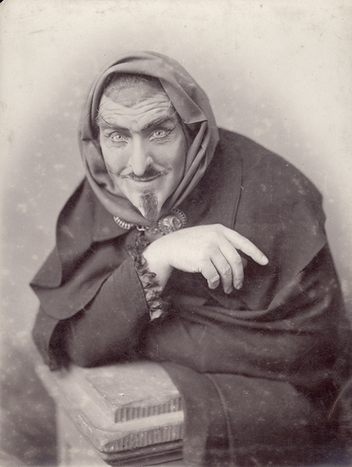 They seek him here, they seek him there...is this the elusive en-dash-man? A superhero for our times, en-dash-man keeps his identity secret by adopting numerous frankly quite disturbing disguises. George Rignold , 1886. Gelatin silver photograph. State Library of Victoria, H10162/1.