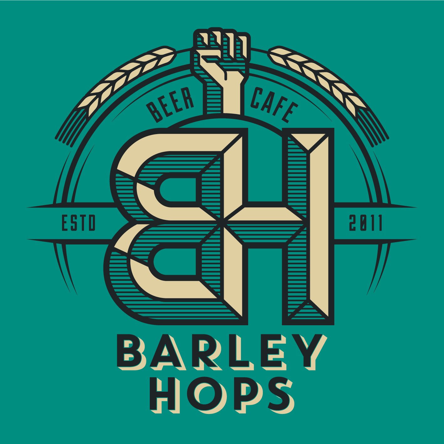 Barley Hops logo design