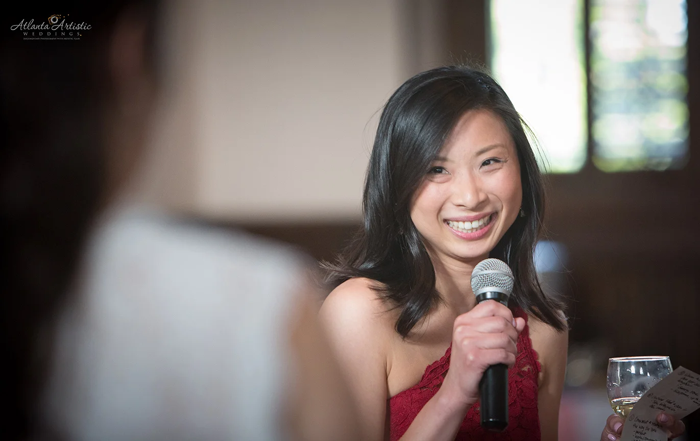 My favorite Part of the Wedding is the Toast