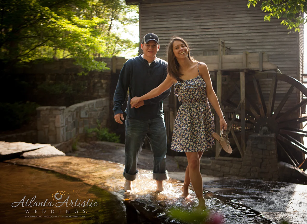 Map of Engagement Photo Locations by Atlanta Wedding Photographer 
