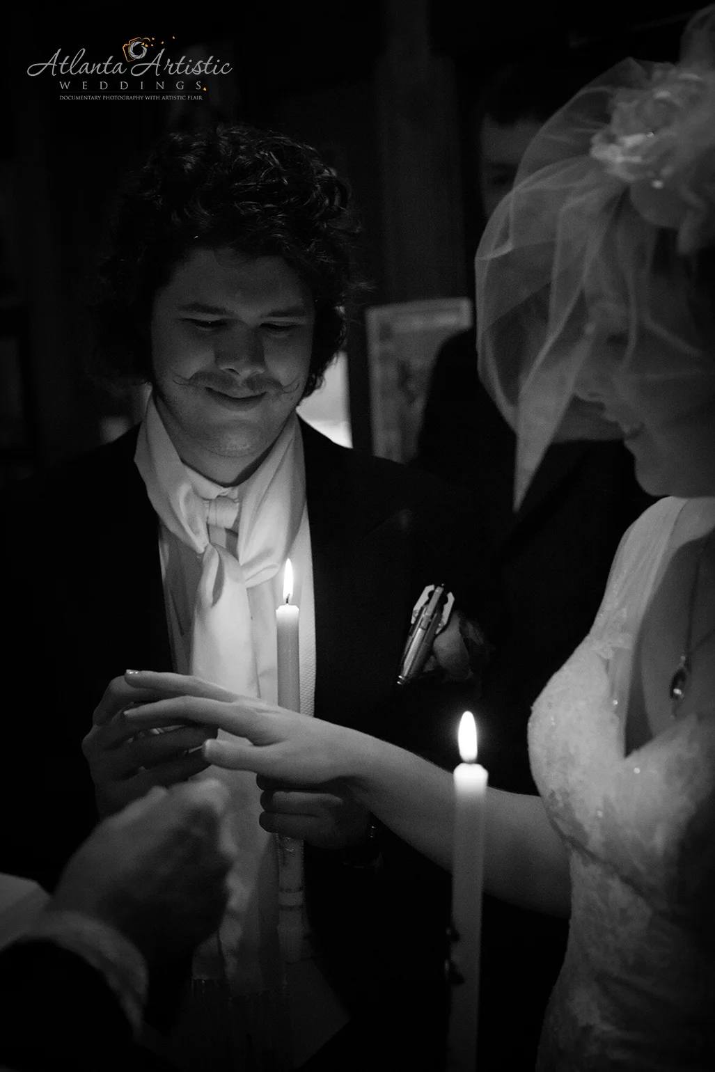 Classic Black and White Photography by Candle Light